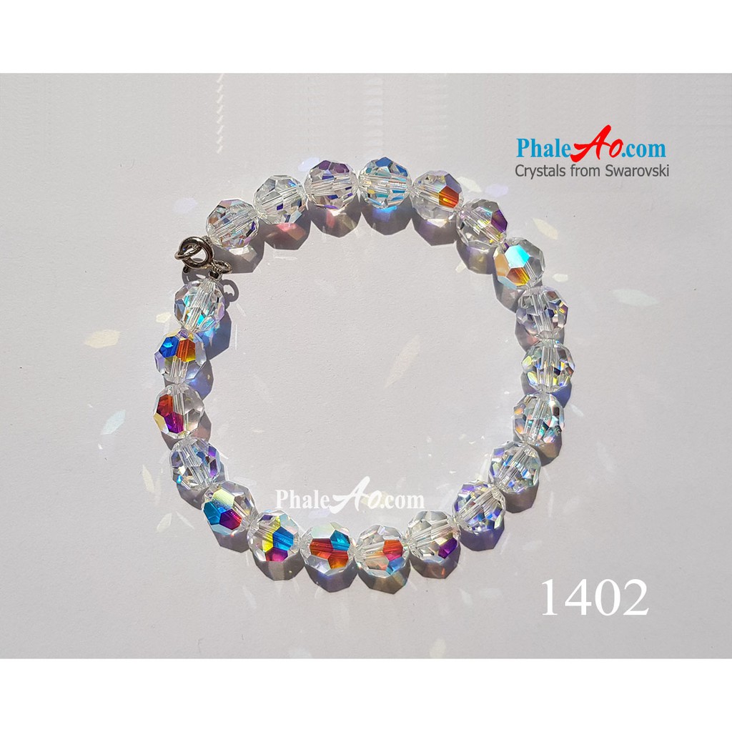 Pha lê Swarovski - 10 hạt tròn size 4,5,6,8mm crystal round bead PhaleAo
