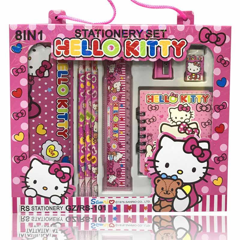 Bộ đồ dùng học tập 8 trong 1 dễ thương cho bé