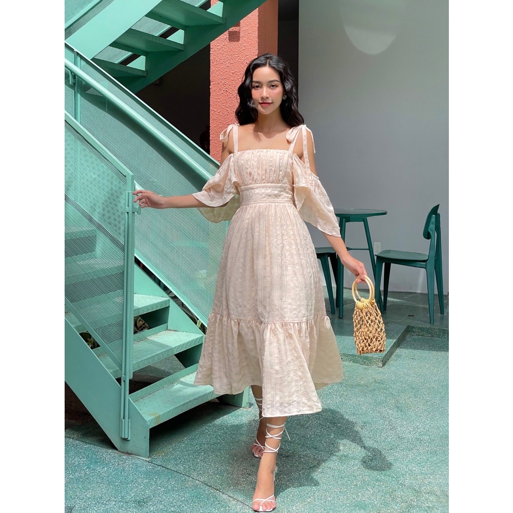 OLV - Đầm Light Sepia Midi Dress