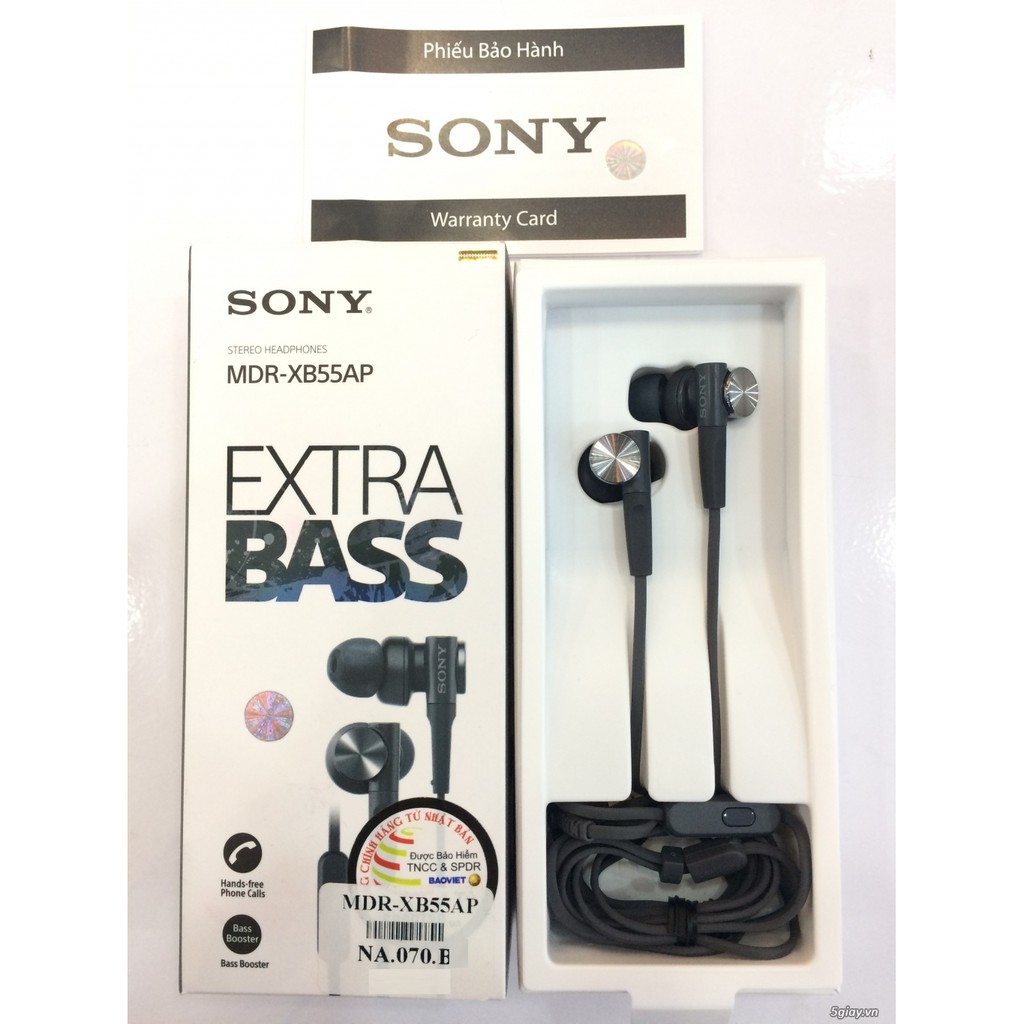 TAI NGHE GIẮC 3.5 SONY EXTRABASS MDR-XB55AP