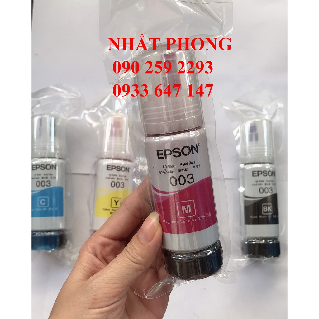 Mực in màu Epson 003 dùng cho máy in Epson L3110,L3150,L5190, L1110