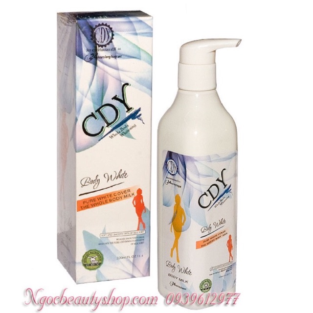 Kem dưỡng trắng da Cdy 320ml