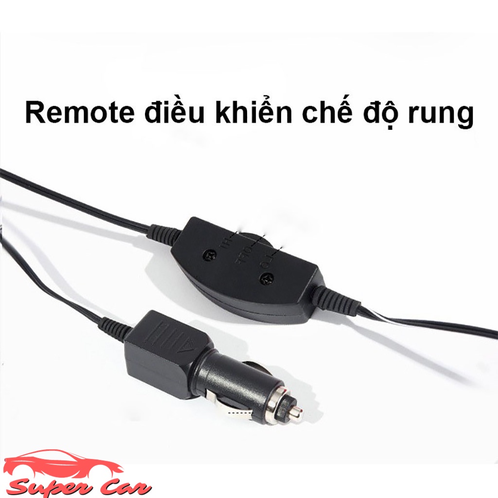 Gối tựa lưng massage trên xe ô tô , xe hơi/ghế văn phòng chống đau mỏi lưng - ROAD TRIPER
