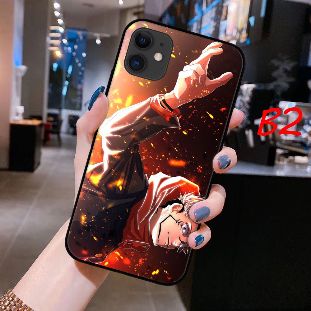 Ốp Điện Thoại Hình Jujutsu Kaisen Ryomen Sukuna Cho iPhone 12 11 13 Pro Max SE 12 13