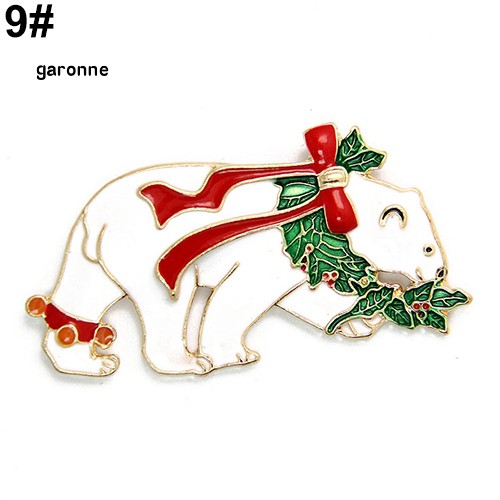 Ghim cài áo đính đá chủ đề giáng sinh dễ thương dành cho phái đẹp