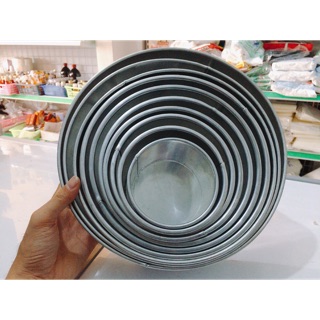 Khuôn nhôm tròn đáy liền-size từ 10cm đến 30cm
