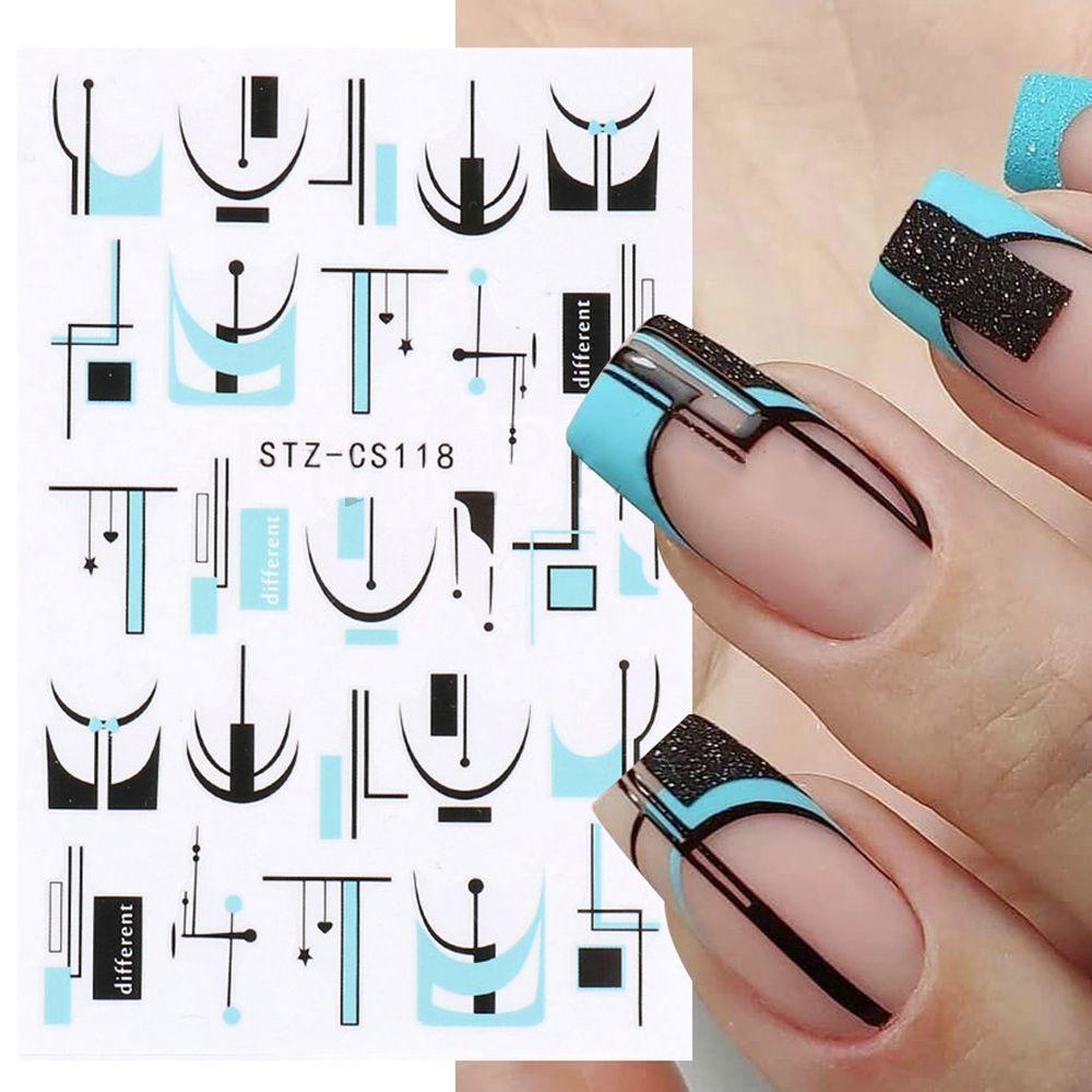 Miếng Dán Trang Trí Móng Tay Hình Mặt Cười DIY