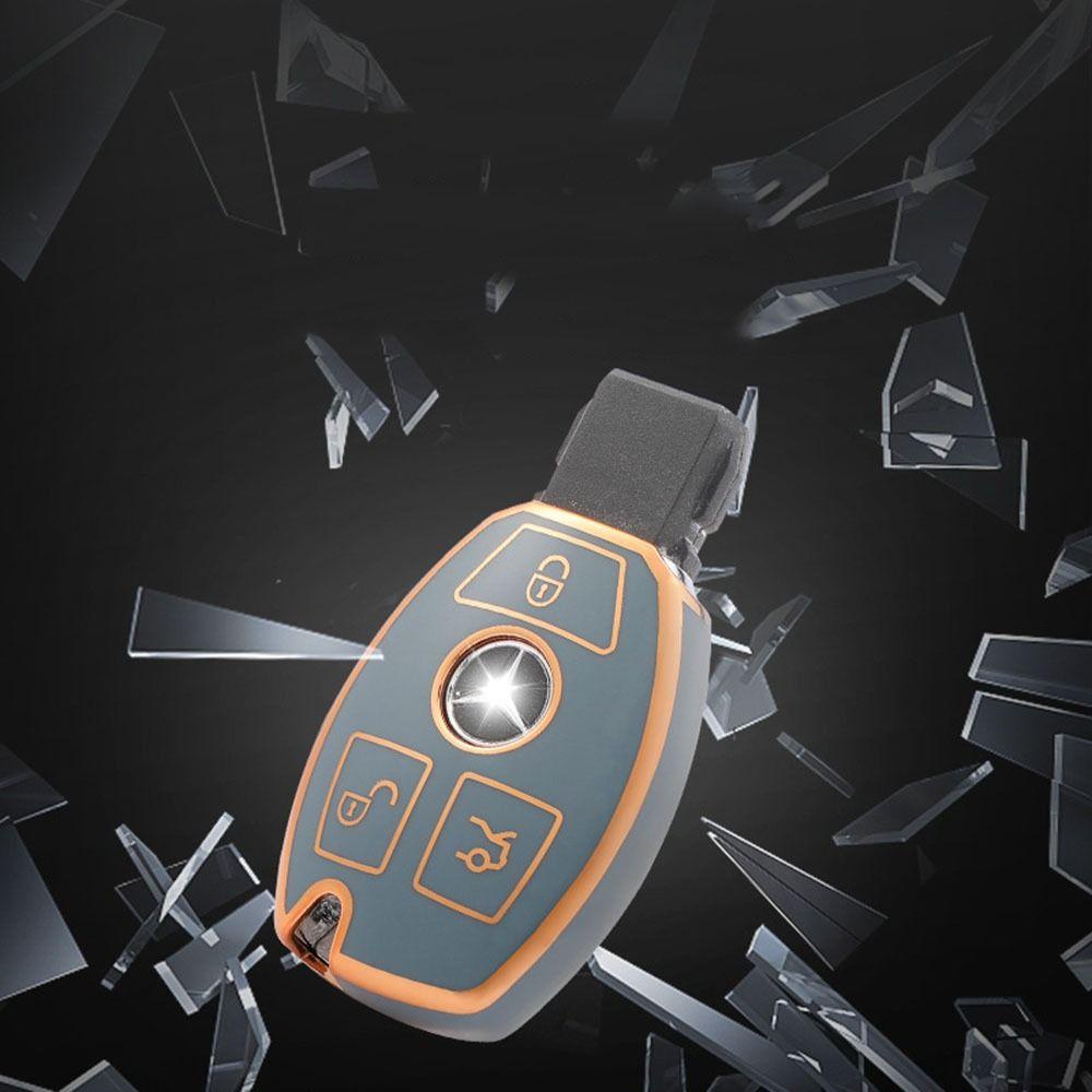 Vỏ Bảo Vệ Chìa Khóa Điều Khiển Từ Xa Cho Mercedes-Benz C S-class C200L E260L CLA220 GLC260l