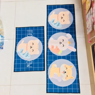 Thảm bếp 3D 1 cặp 2 cái