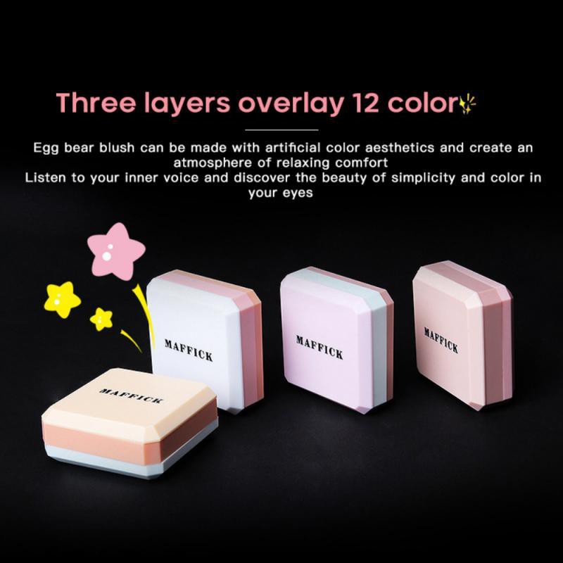 Phấn Má Hồng 2 Tầng MAFFICK Egg Bear Blush Double Two-Color Nội Địa Trung | BigBuy360 - bigbuy360.vn