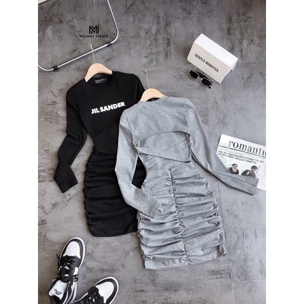 Đầm body in chữ bigsize 50-90kg