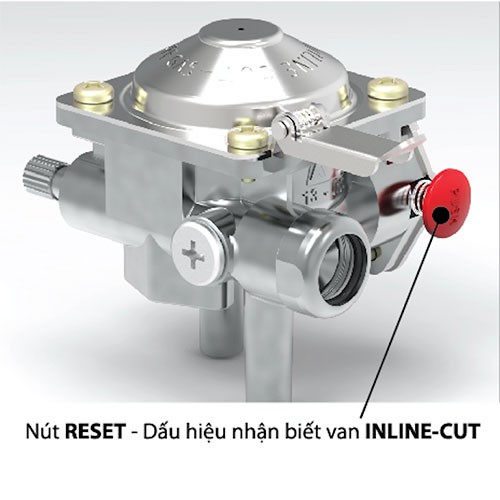 Bếp ga mini hồng ngoại Namilux NA-2027PS có van Inline-Cut tự ngắt ga an toàn