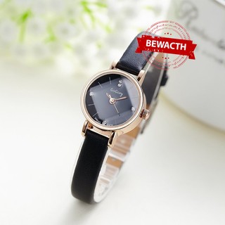 Đồng hồ nữ dây da Bewatch Đen