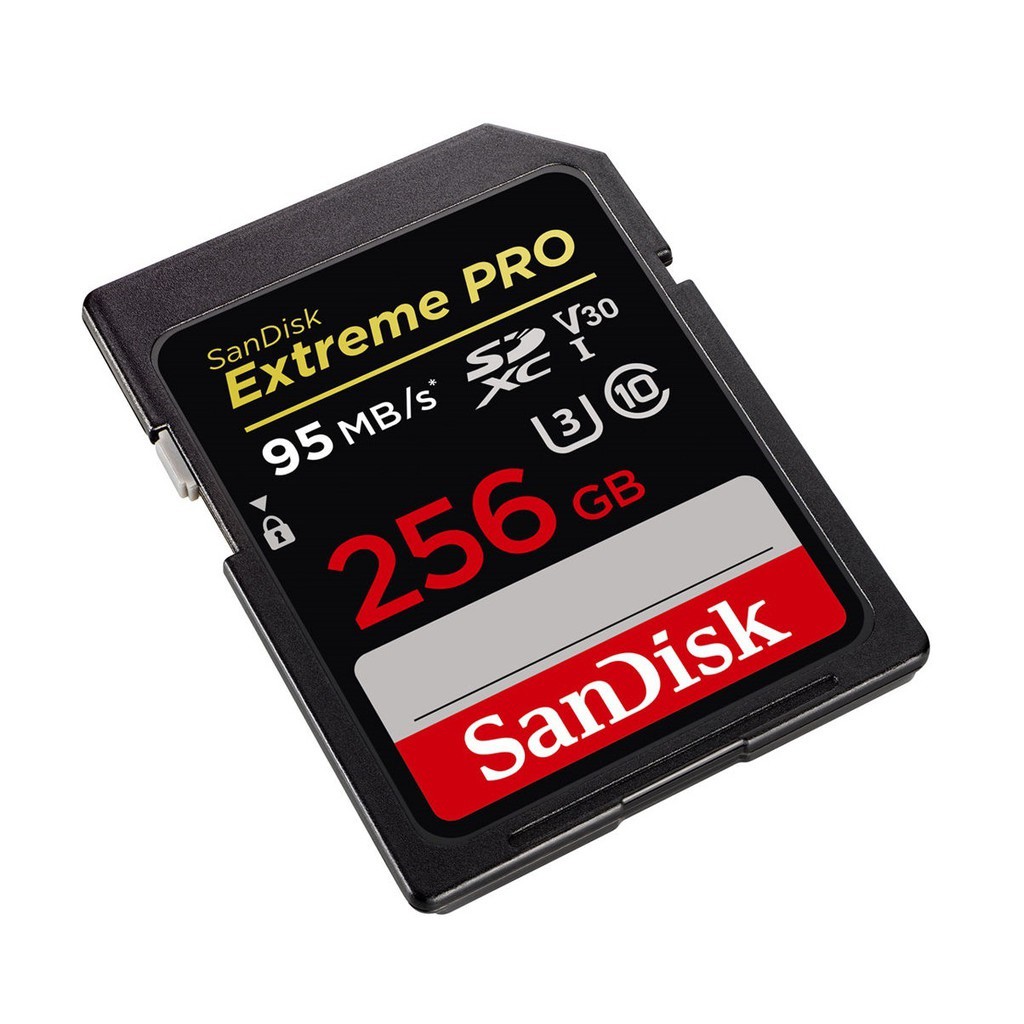 Thẻ nhớ máy ảnh SDXC SanDisk Extreme Pro 256GB UHS-I U3 4K V30 170MB/s (Đen)