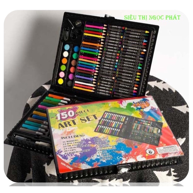 HỘP MÀU 150 CHI TIẾT, cho bé yêu thỏa sức sáng tạo_ HÀNG LOẠI 1