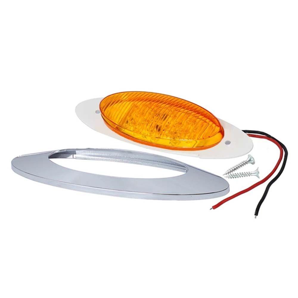 Đèn Led Tín Hiệu 16 Bóng DC12V Cho Xe Tải ​Đèn Cảnh Báo An Toàn Gắn Đuôi Xe Hơi