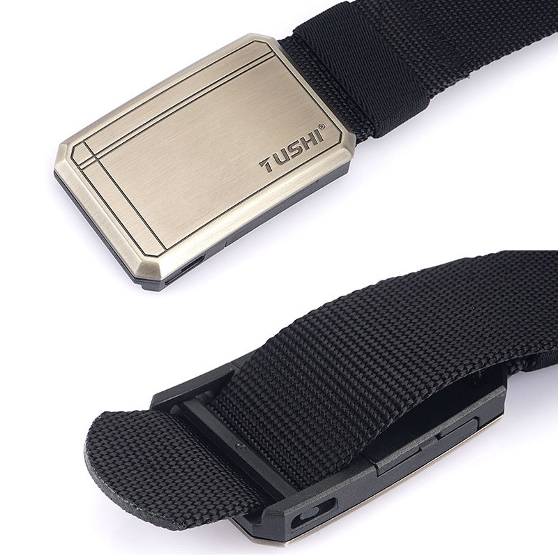Thắt lưng chất liệu nylon khóa hợp kim dài 125cm thiết kế thời trang cho nam