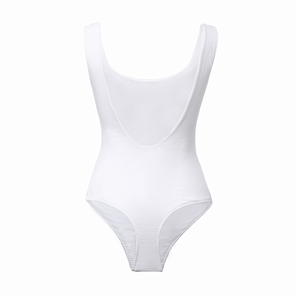 TATICHU - Bodysuit cổ Oval khoét lưng, áo liền thân khoét lưng - Oval Neck Tank Bodysuit