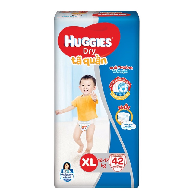 Tã quần huggies XL42