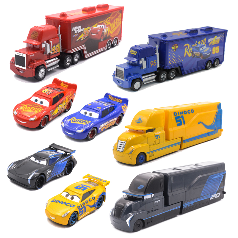 *Ready Stock* Disney Pixar Cars 2 McQueen Metal Toys Model Car Birthday Gift For Kids Boy