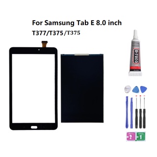 Màn Hình Cảm Ứng LCD Cho Samsung Galaxy Tab E 8.0 T375 T377 T378 T3777 HIỂM HIỂM LCD SỐ HÌNH CẢM ỨNG Bảng Điều Khiển Kính