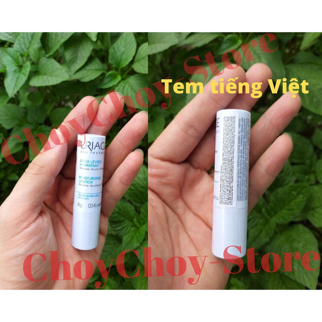 [TEM CTY] URIAGE Moisturizing Lipstick 4g (Uriage Stick Levres Hydratant) - Son dưỡng môi thành phần tự nhiên