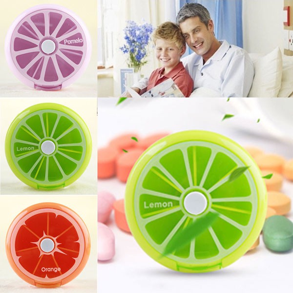 Hộp chia thuốc 7 ngày sử dụng ( giao màu ngẫu nhiên )