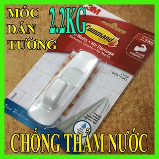 Móc dán tường 3M - Chống Nước và Chịu Lực Đến 2200GR, mocdantuong