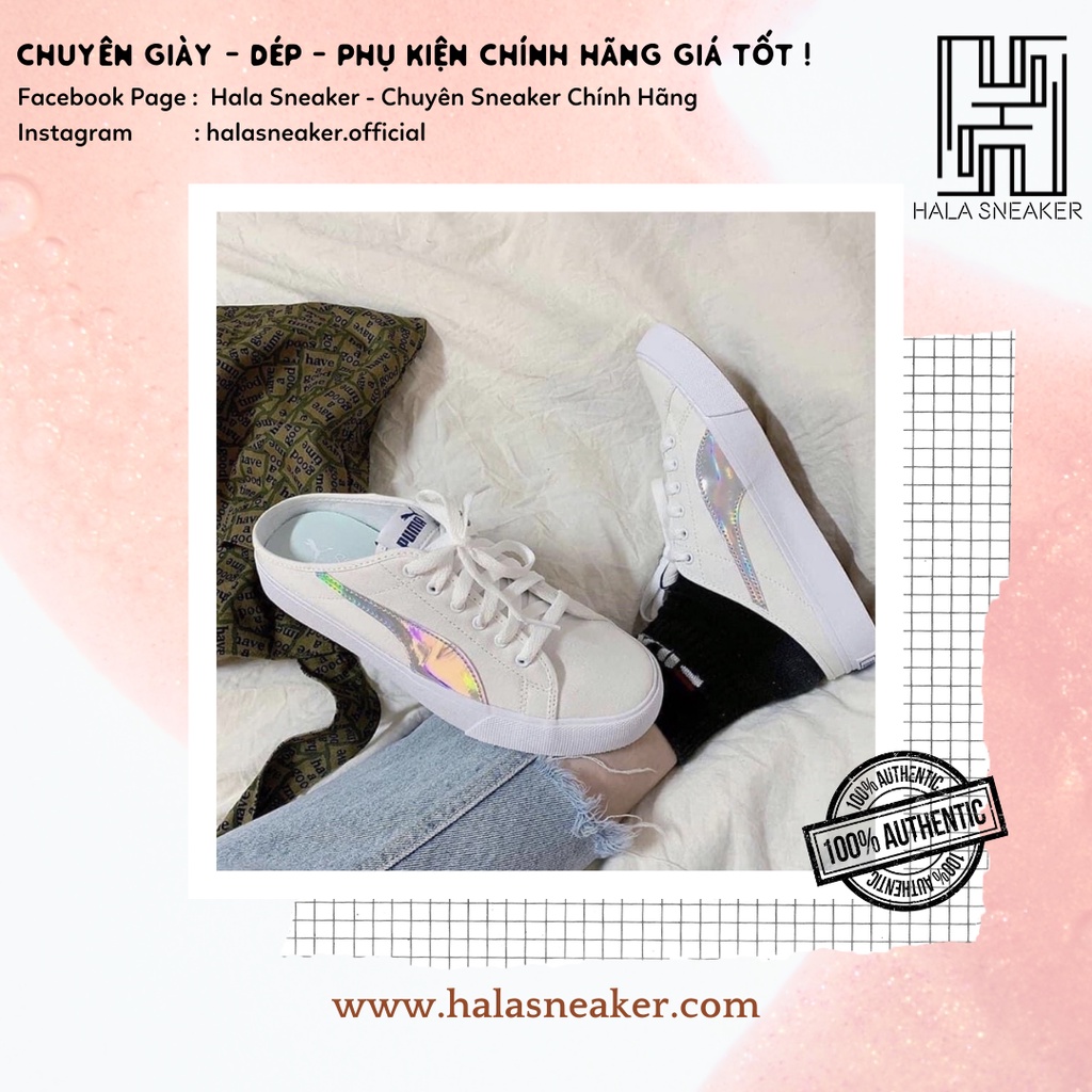 Giày Puma Chính Hãng Mule Hologram 30966702 - Giày Đạp Gót Thời Trang Nữ Authentic Sneaker - Halasneaker.com