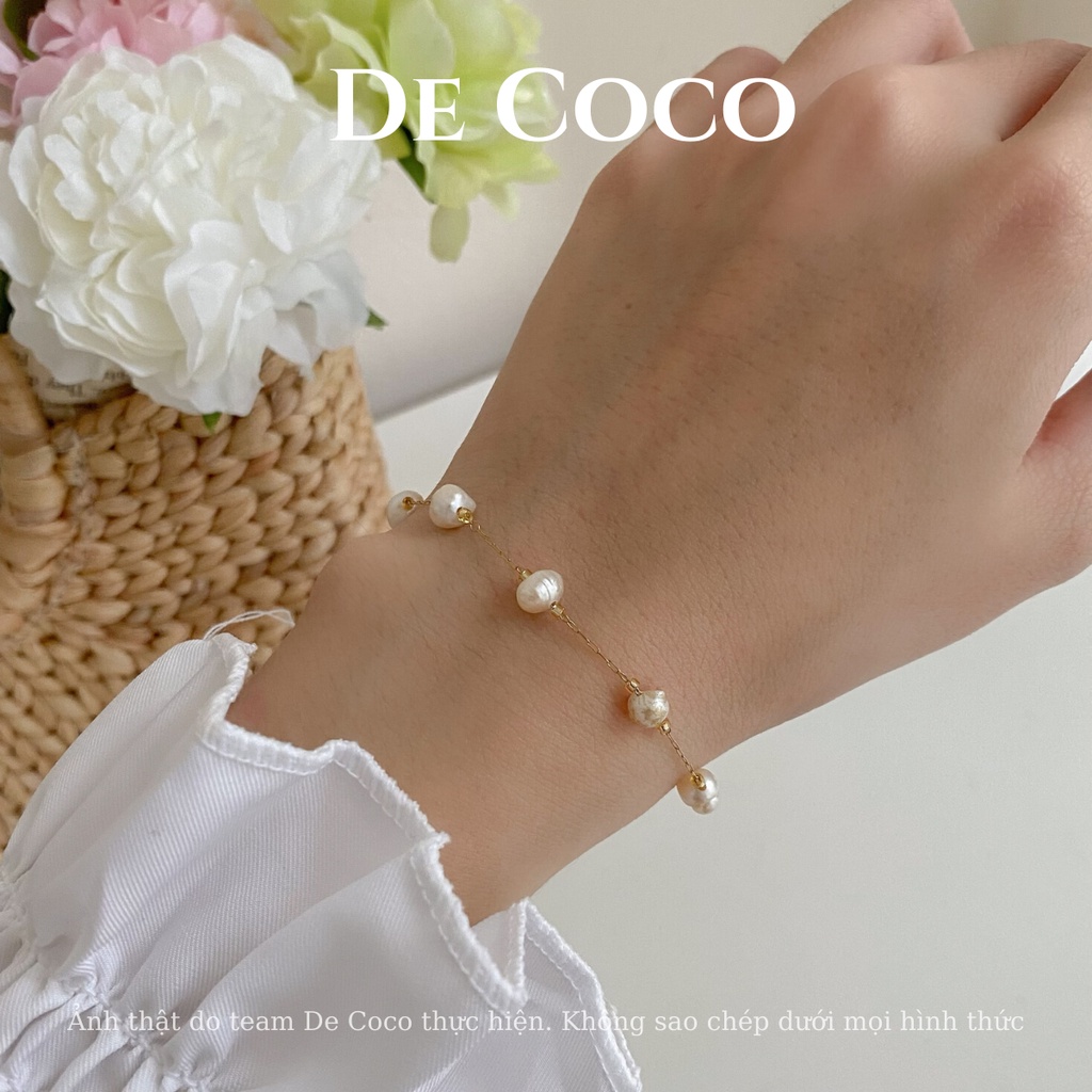 [Mã SKAMCLU8 giảm 10% cho đơn từ 100K] Vòng tay nữ đính hạt trai Perle De Coco | BigBuy360 - bigbuy360.vn