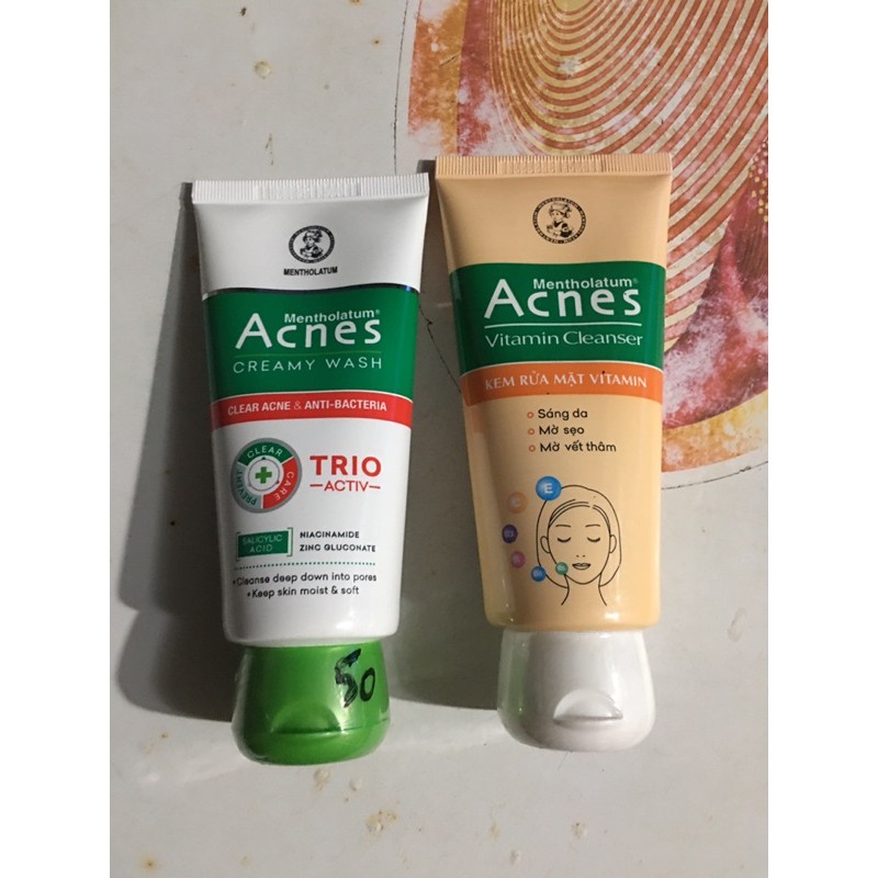Sữa rửa mặt Acnes 100g