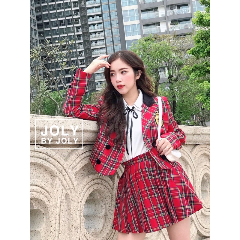 Set Vest Caro Đỏ | BigBuy360 - bigbuy360.vn