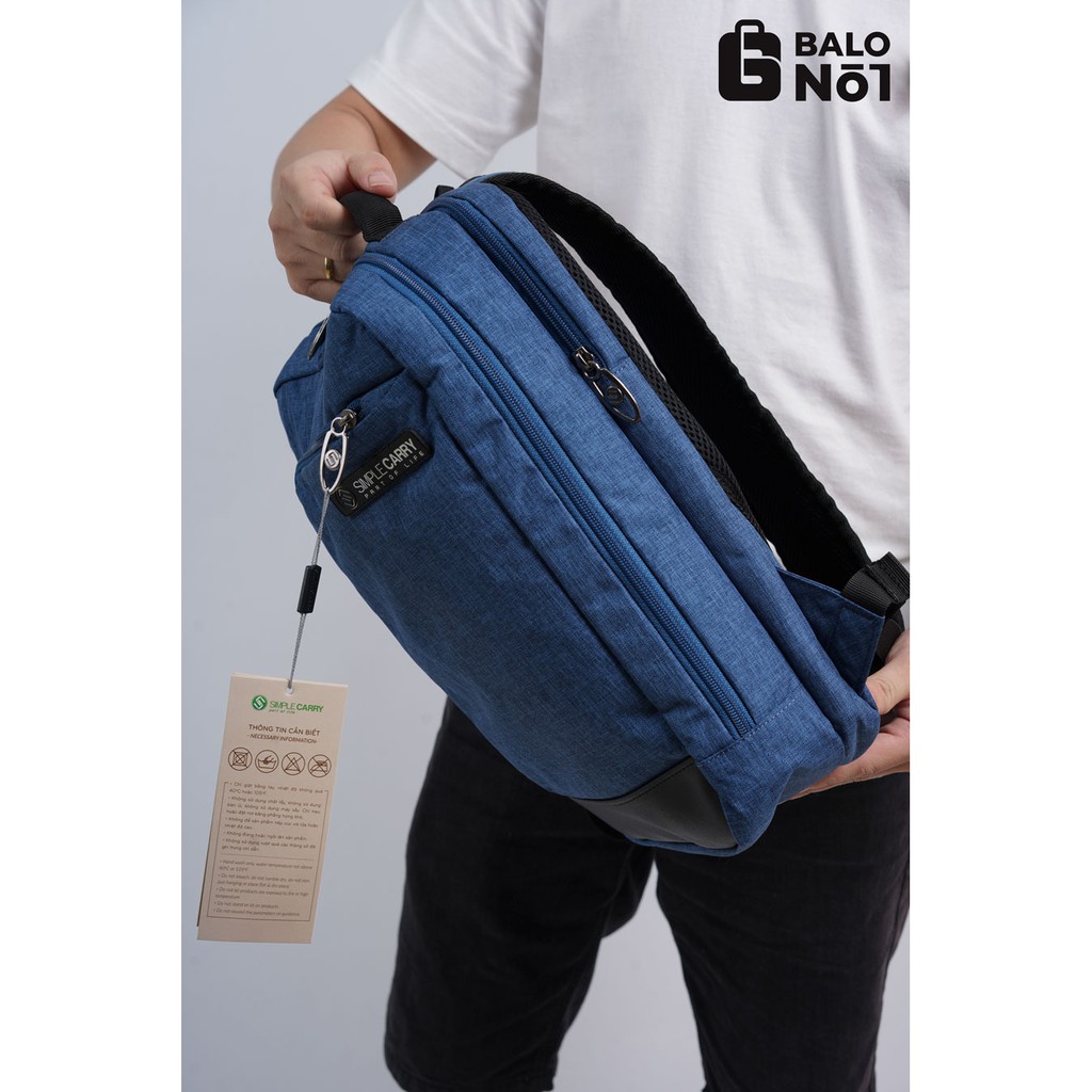 Balo Thời Trang Cao Cấp Simple Carry M – City L.Navy