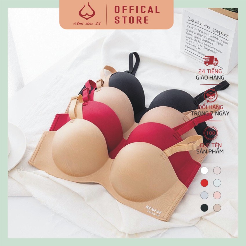 Áo lót su đúc đệm dày 3,5cm tạo khe nâng ngực sexy banana