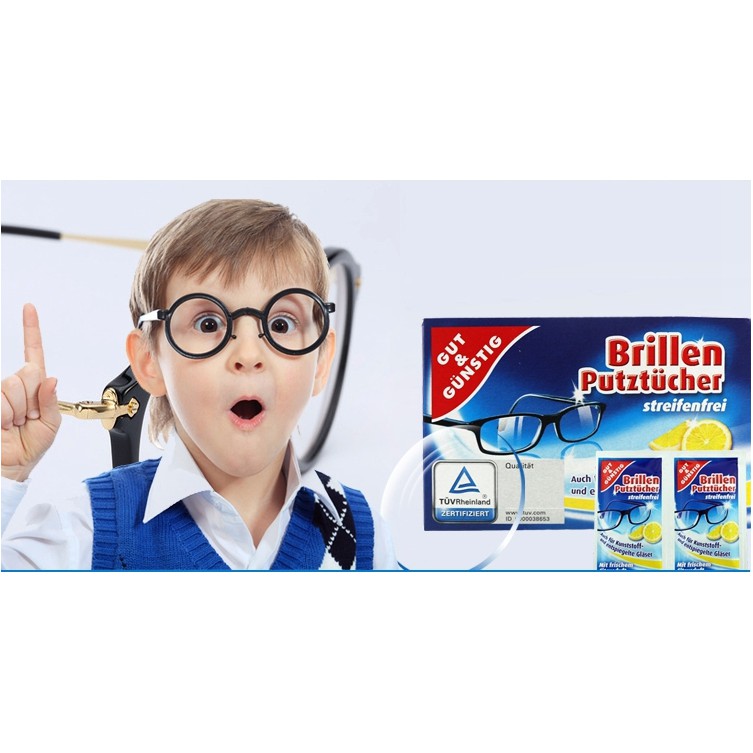 ( Hàng Đức Chuẩn ) Giấy lau kính Brillen Putztücher giúp làm sạch bảo vệ kính - 1 Miếng | BigBuy360 - bigbuy360.vn