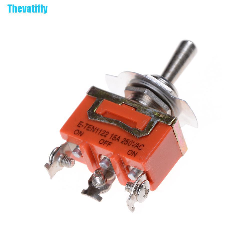 Công tắc bật/tắt 3 đầu màu cam SPDT 250V 15A