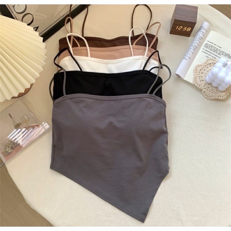 Áo bra nữ nâng ngực 2 dây, ao bra dáng dài mền mịn thoáng mát ANA 1332