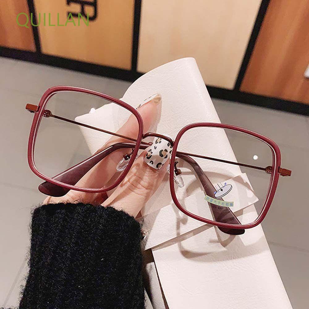 Mắt kính trong suốt màu trơn chất lừ dáng vuông chống ánh sáng xanh phong cách Hàn Quốc cổ điển cho cả nam và nữ