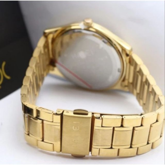 Đồng Hồ Nam HALEI dây vàng mặt vàng thể hiện phong cách | BigBuy360 - bigbuy360.vn