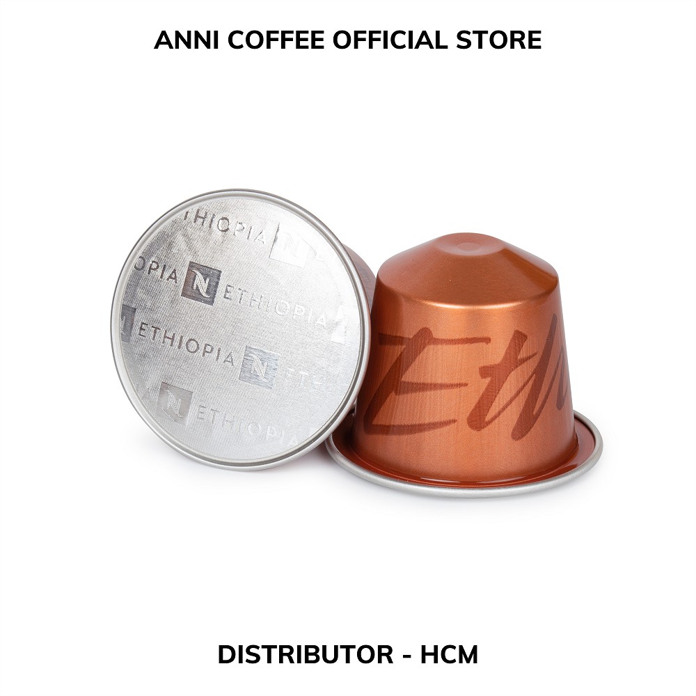 Cà Phê Viên Nén NESPRESSO Chính Hãng Dòng Ethiopia Độ Mạnh 04, New Date 2023, Hộp 10 Viên, NPP Anni Store