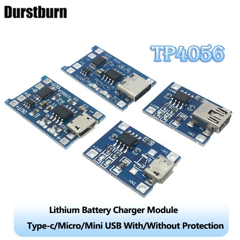 Mô Đun Sạc Pin Micro / mini USB 5V 1A 18650 tp4056 type C / Lithium 1A Đa Năng Tiện Dụng