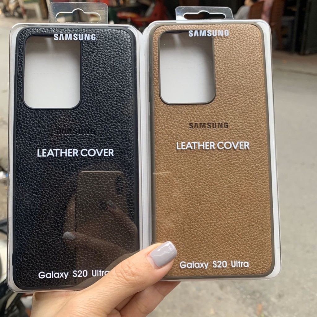 Galaxy S20 Ultra_Ốp lưng vân da Leather Cover siêu sang trọng ( Nhiều màu )