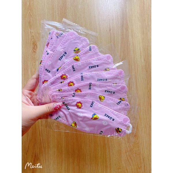 • HOT •Khẩu trang KF94 cho Bé hình chú zịt baby kute - Riêng từng túi zip