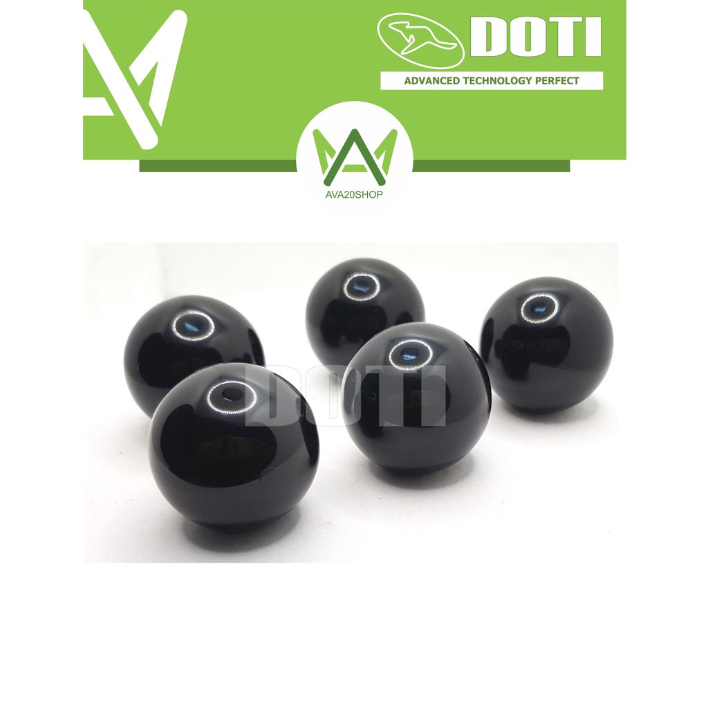 NÚM vặn nhựa DOTI hình tròn 25mm lỗ ren M6