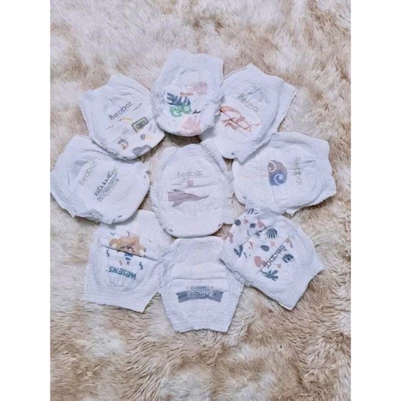 Combo 100 miếng bỉm quần trần hippig đủ sz 100M/100L/100XL/100XXL xả kho cực chất