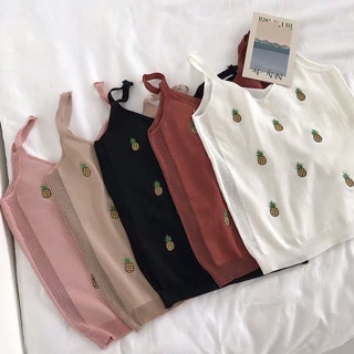 ☀️ÁO ADD01 2 DÂY TRÁI DỨA 🍍🍍🍍