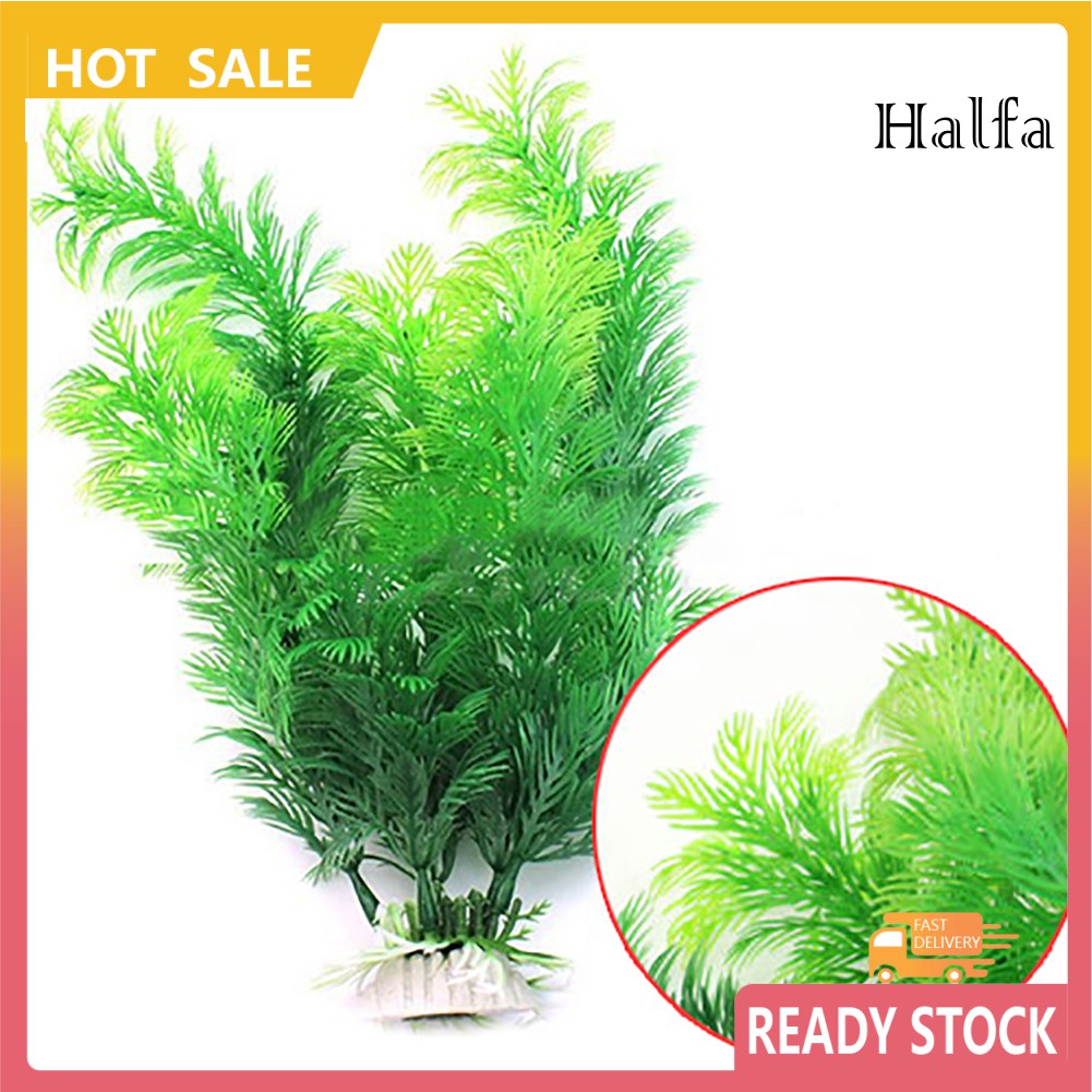 Cỏ Nhân Tạo Bằng Nhựa Trang Trí Bể Cá Đẹp Mắt