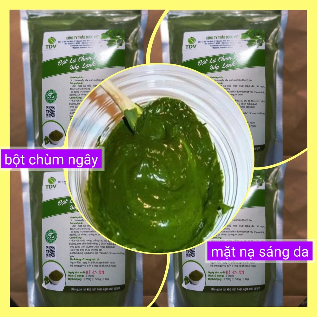 100GAM BỘT CHÙM NGÂY OGANIC GIÀU DINH DƯỠNG - HÀNG CÔNG TY THẢO DƯỢC VIỆT