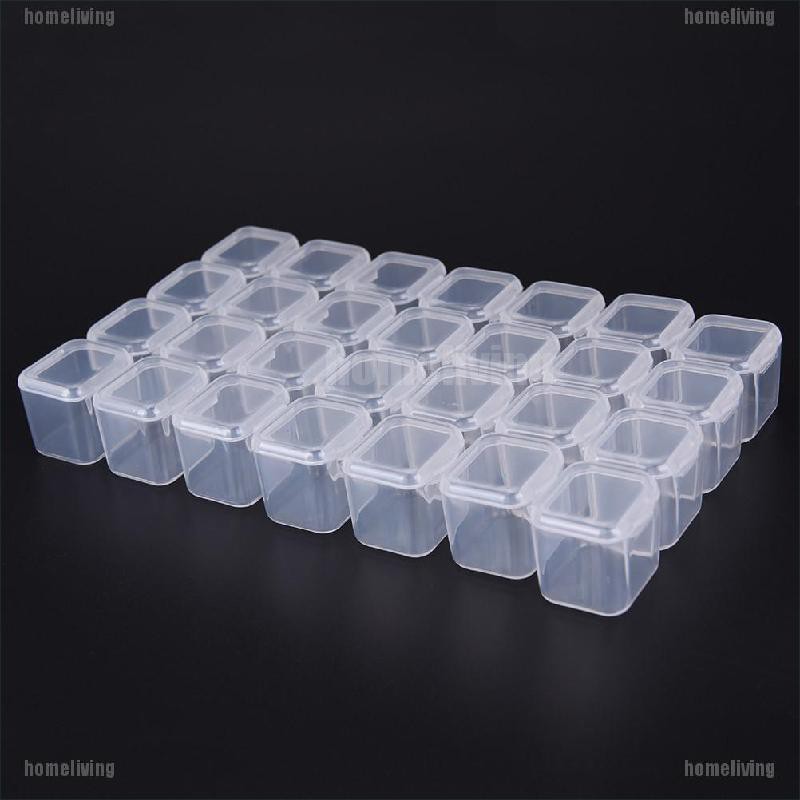 Hộp Nhựa Đựng Trang Sức 28 Ngăn Điều Chỉnh Được