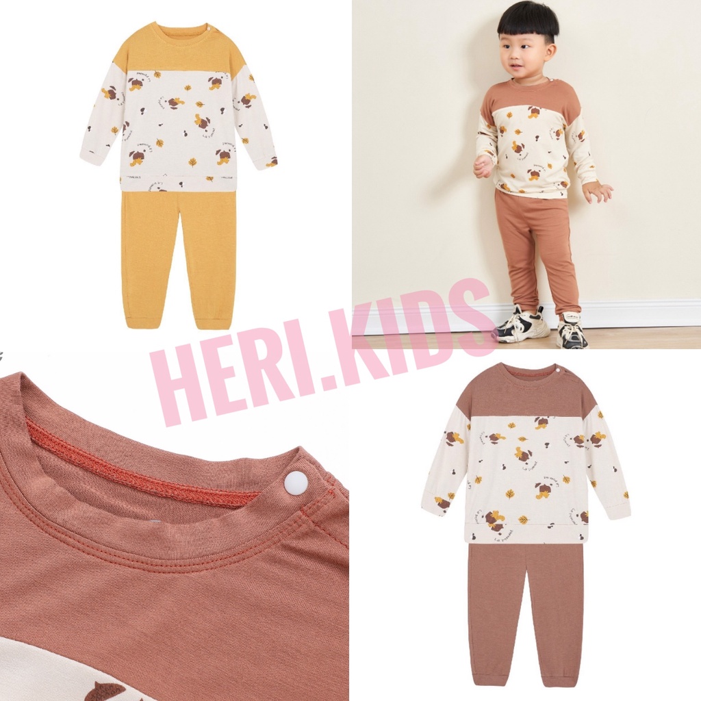 Bộ dài tay La Pomme Petit cho bé 8kg đến 19kg